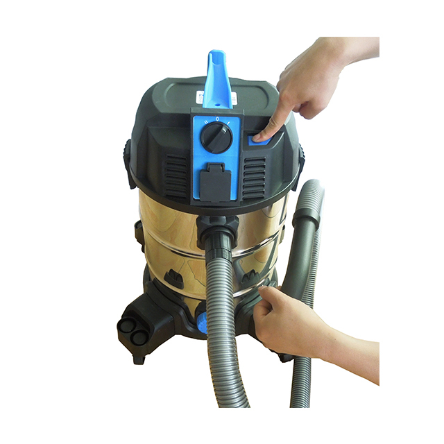 Elektrischer Nass- und Trockensauger aus Edelstahl 306, 35 l, mit Push-and-Clean-Taste